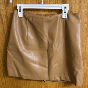 Abercrombie & Fitch Camel Mini Skirt